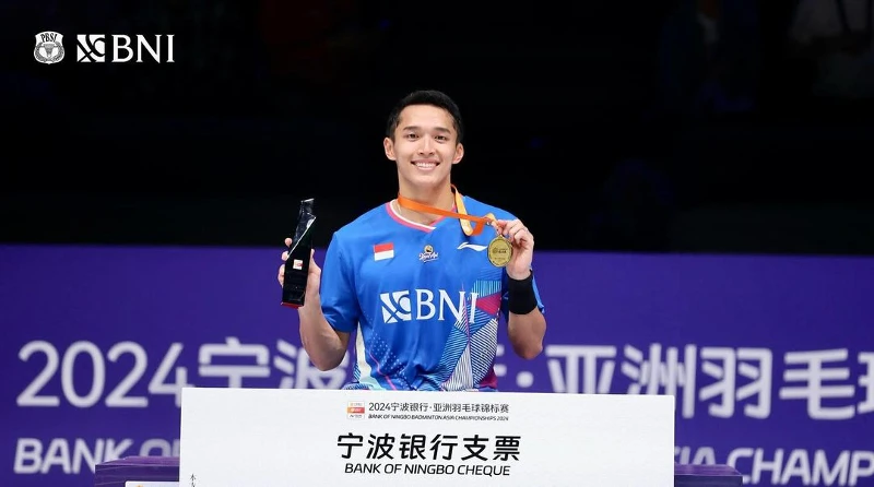 Jonatan Christie clinches maiden continental title at 2024 BAC