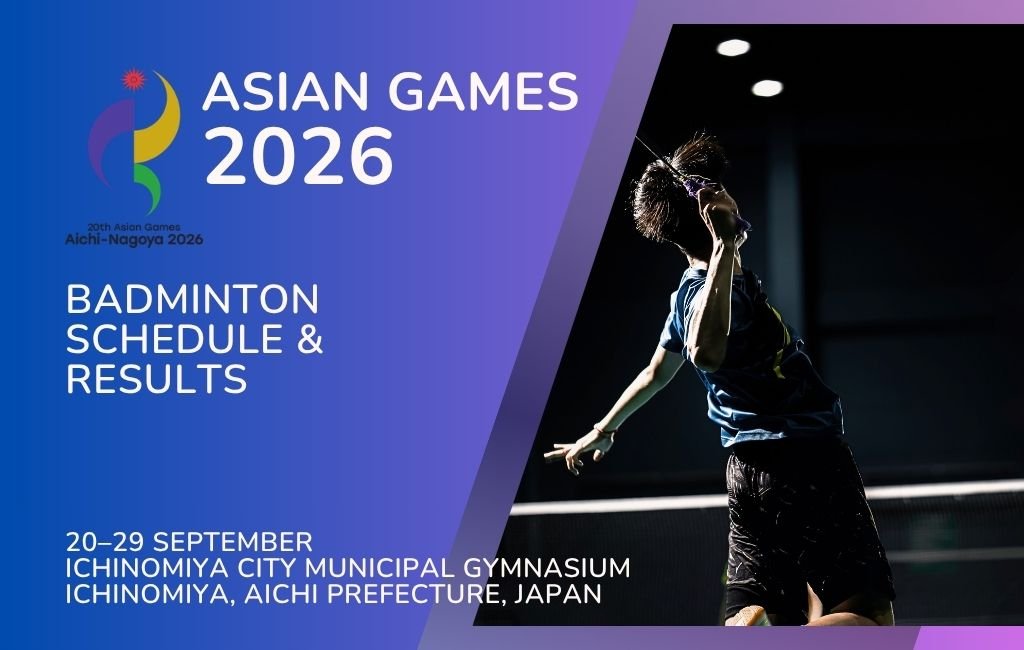 2026 Asian Games Badminton Schedule & Results